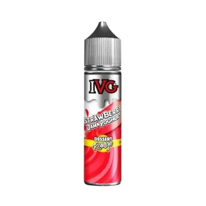 IVG Dessert Range 50ml Shortfill – Strawberry Jam Yoghurt