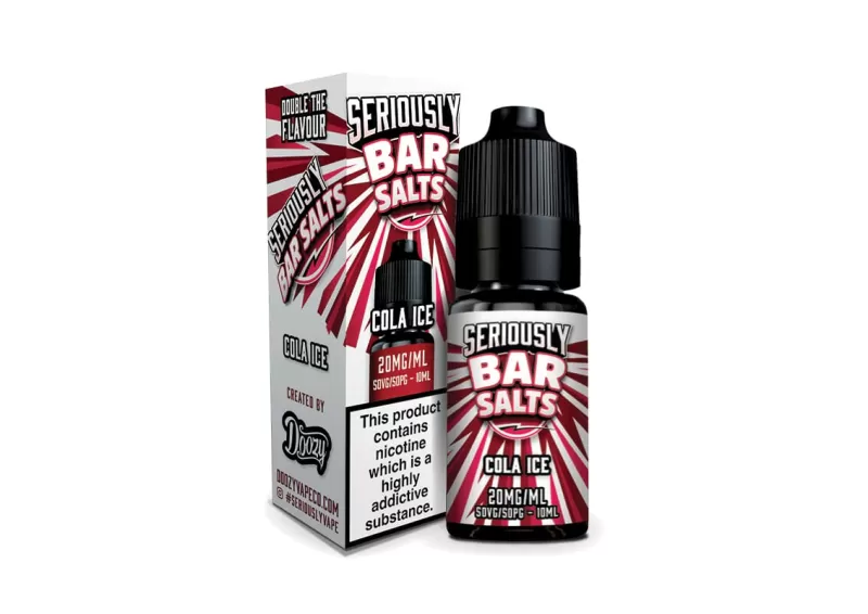 Cola Ice Seriously Salty – Doozy Nic Salts e Liquid 10ml – TPD - Vapestorm Co