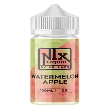 Watermelon Apple NIX E-Liquid by VR (VapeRite) Labs - Size#100ml~Version#NIX Liquid~Nicotine#6MG>12MG>3MG