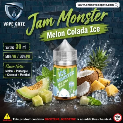 Melon Colada Ice Saltnic by Jam Monster - 48 mg - 30 ml