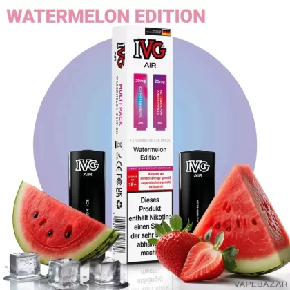IVG AIR Pods – Watermelon Edition (2er Pack) - IVG / 20mg/ml / 2ml / Nein