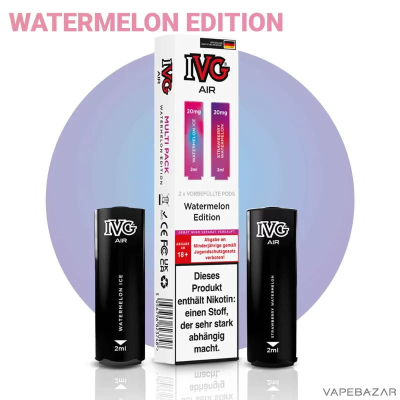 IVG AIR Pods – Watermelon Edition (2er Pack) - IVG / 20mg/ml / 2ml / Nein - Image 2