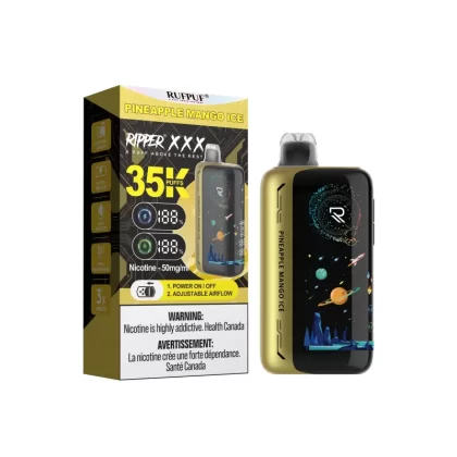 RufPuf Ripper XXX 35K Puffs Disposable Vape 50mg – Pineapple Mango Ice - Vape Store