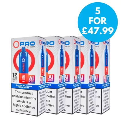 Box of 5 – 20mg Insta O Pro Prefilled Vape Kit - Vape Co