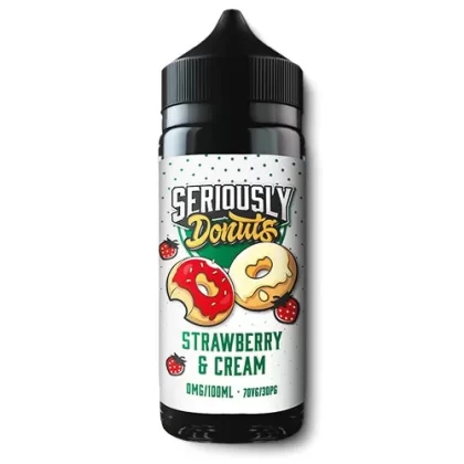 Strawberry and Cream Shortfill by Seriously - 0 mg/ml (E841FF)