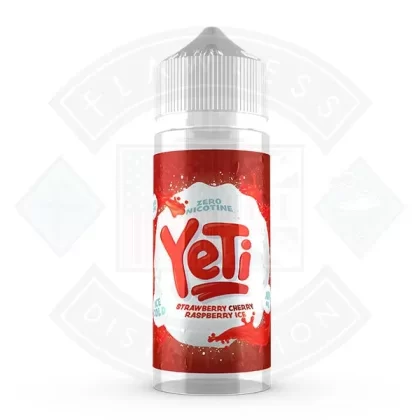 Yeti Ice Cold Strawberry Cherry Raspberry 0mg 100ml Shortfill E-Liquid - Eliquidsupply