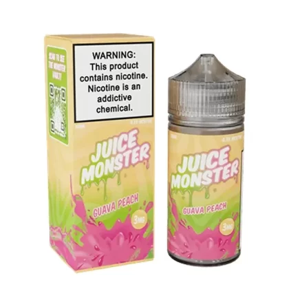 Guava Peach E-Liquid by Juice Monster - Size#100ml~Nicotine#0MG>3MG>6MG