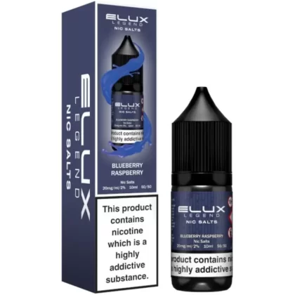 Blueberry Raspberry Nic Salt E-Liquid Legend Series by ELUX (10ml) - 10mg