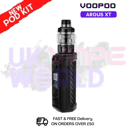Carbon Fiber Voopoo Argus XT Kit + Free Nicsalt