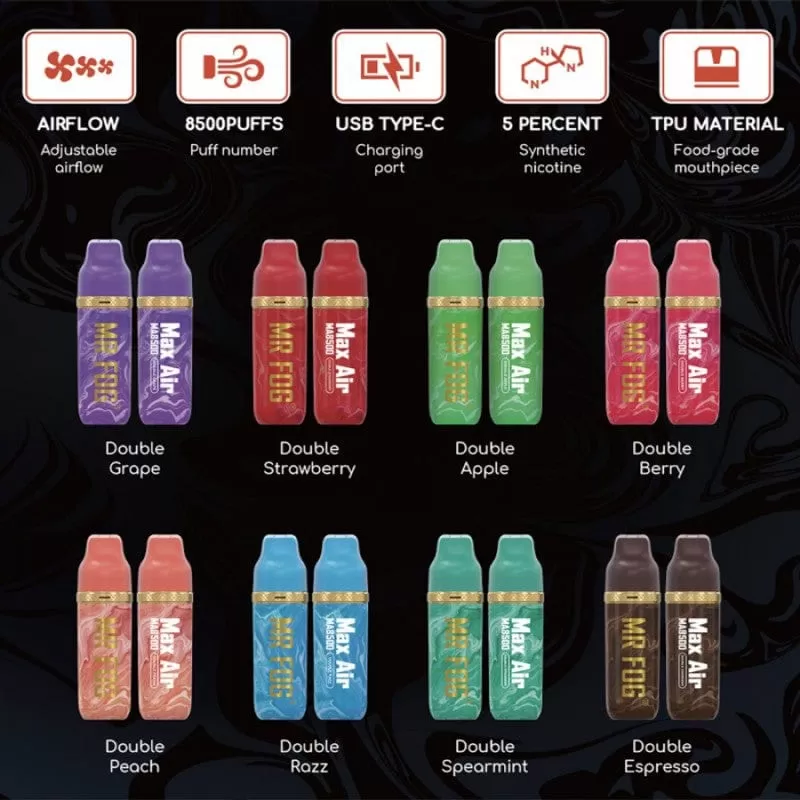 Mr Fog Max Air MA8500 Disposable Vape Device - Image 3