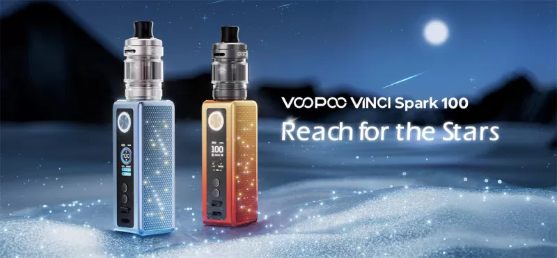 VOOPOO Vinci Spark 100 Kit with UFORCE-X Nano Tank 4.5ml - Metal Gray - Image 3