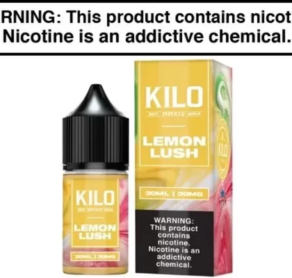 Lemon Lush by KILO Salt Nic 30ML - Vape Product, Vape Product (F706B2)