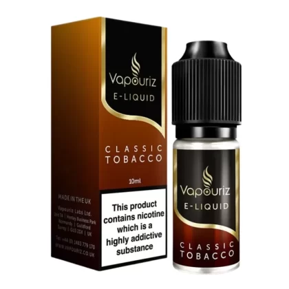 Classic Tobacco E-Liquid by Vapouriz (10ml) - 18mg