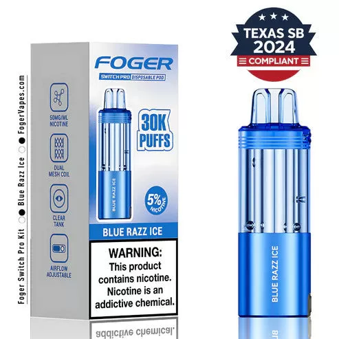 Foger Switch Pro 30K POD TEXAS COMPLIANT AVAILABLE - Sour Apple Ice - Image 3