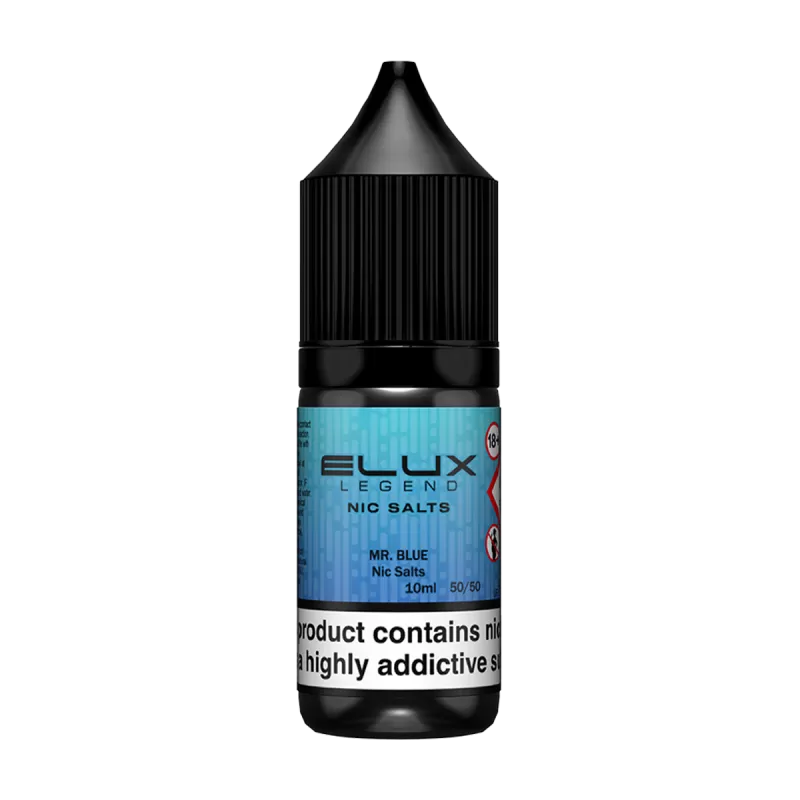 Mr Blue Nic Salt by Elux 10ml - 5mg - Vape Product (404CFD)