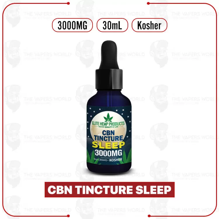 Elite Hemp – CBN Tincture 3000mg Sleep - Thevapersworld