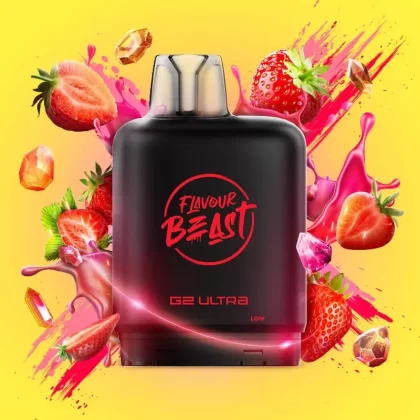 Level X G2 Ultra Flavour Beast Gushin Series Pods – Strawberry, 50K Puffs - Strength#20MG>20MG (ONT-TAX)