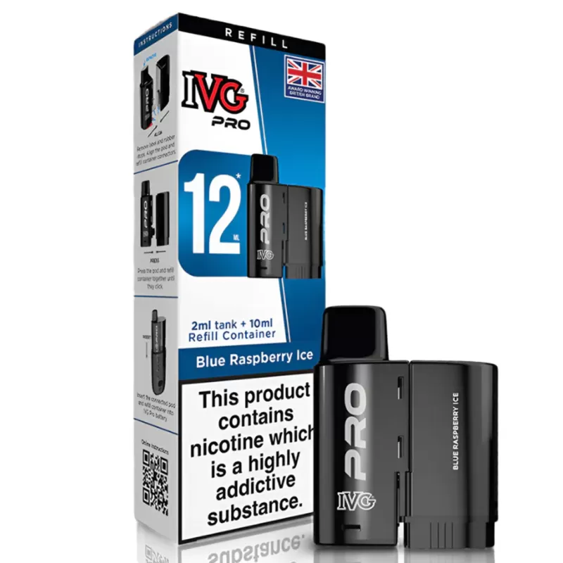 IVG PRO 12 Refill POD 0mg - Hub Blast - Image 3
