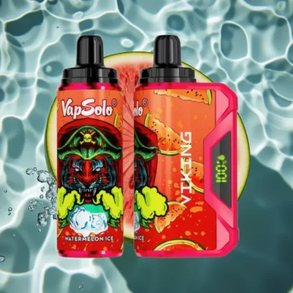 VapSolo VIKING 12000 Puffs Disposable Vape – 22ml E-Liquid, Type-C Charging, Watermelon Ice - Bangvapeaustralia