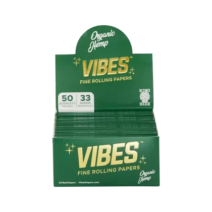 VIBES – Papers – King Size Slim - color#Ultra Thin/1650pk>Rice/1650pk>Hemp/1650pk>Organic Hemp/1650pk