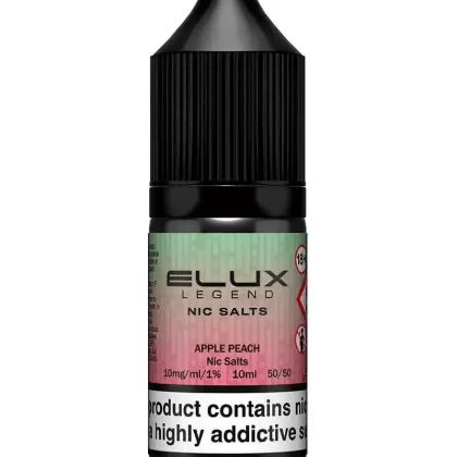 Elux Legend Apple Peach Nic Salt Vape Juice - 10mg
