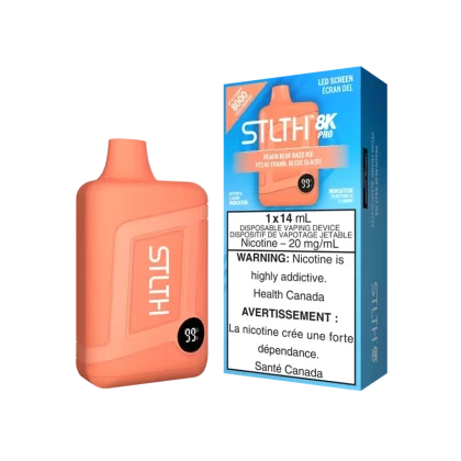 STLTH BOX 8K PRO DISPOSABLE – PEACH BLUE RAZZ ICE