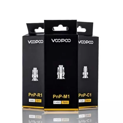 VooPoo PnP Replacement Coils - Pack of 5 - Pack of 5 - 1.0 ohm PnP R2 MTL