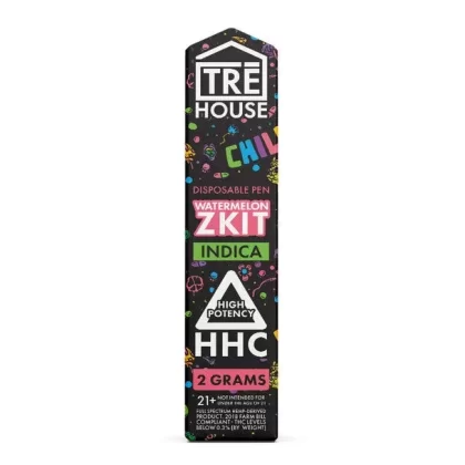 TRE House High Potency HHC Watermelon Zkit Disposable 2 Grams