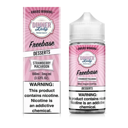 Strawberry Macaroon – Dinner Lady – 100mL