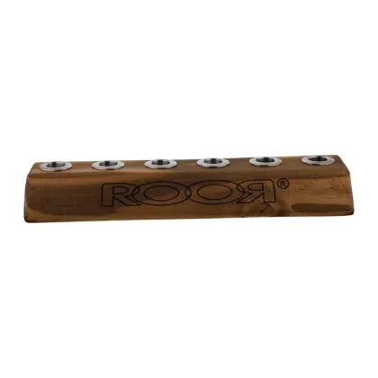 RooR® | Wooden Bowl Holder | 19mm – 6 Hole – Dark Wood