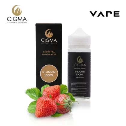 Cigma e-Liquid – Strawbery 0mg 100ml Shortfill | Cigee