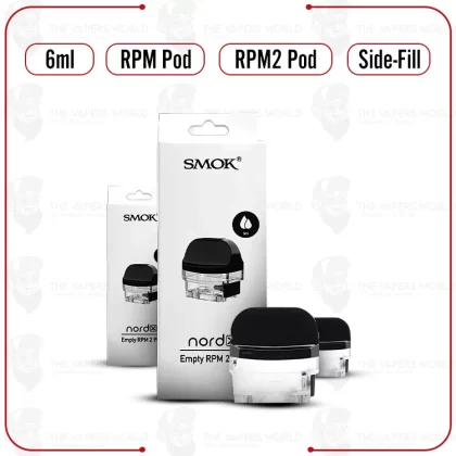 SMOK NORD X Empty Replacement Pod Cartridge – 3PK - RPM 2 POD, RPM POD (36E923)