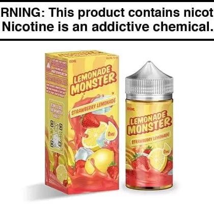 STRAWBERRY LEMONADE BY LEMONADE MONSTER 100ML - Vapejuice