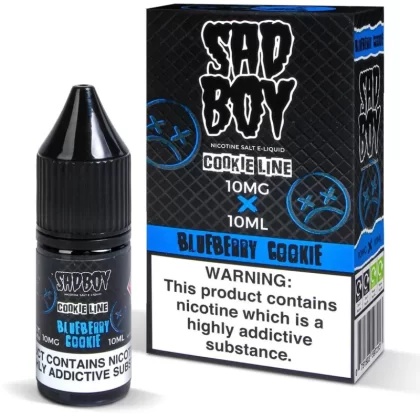 Sadboy Blueberry Cookie Nic Salt Vape Juice - 10 Pack