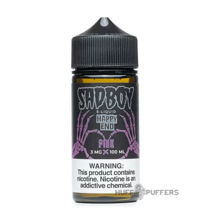 Sadboy Happy End – Pink 100mL - Nicotine Strength#0mg>3mg>6mg