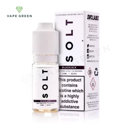 Blackjack Nic Salt E-Liquid by SOLT