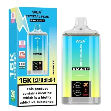 WGA Crystal Plus Smart 16K Prefilled Vape Kit – Box of 10