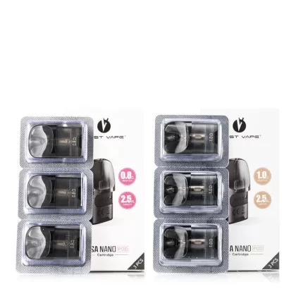Lost Vape Ursa Nano Replacement Pod Cartridge 2.5ml for for Ursa Nano Kit / Ursa Baby Pod Kit / Ursa Pro Kit / Ursa Nano Pro / Ursa S Kit / Ursa Baby Pro Kit / Ursa Pocket Kit / Ursa Nano Ai (0EEFE0)