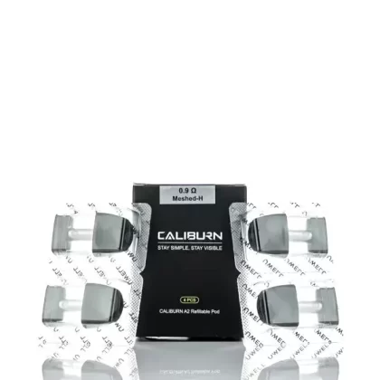 Uwell Caliburn A2 and A2S Replacement Pods - A2 – 0.9ohm Mesh, A2S – 1.2ohm Mesh