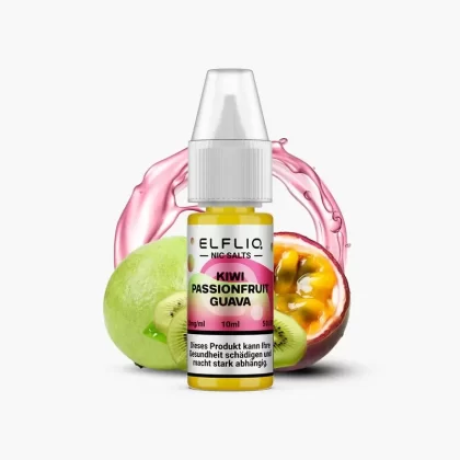 ELFLIQ Kiwi Passionfruit Guava | E-Liquid (20mg) by ELFBAR