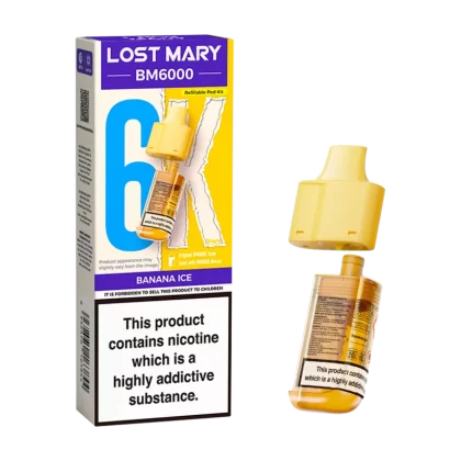 Banana Ice Lost Mary BM6000 Refill Pack - Ecigwizard