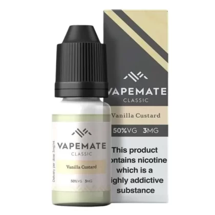 Vanilla Custard E-Liquid by Vapemate (10ml) - 12mg