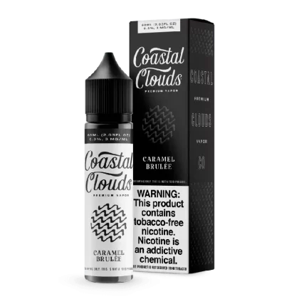 Coastal Clouds Vape Juice | Caramel Brulee - Nicotine#6mg>3mg>0mg