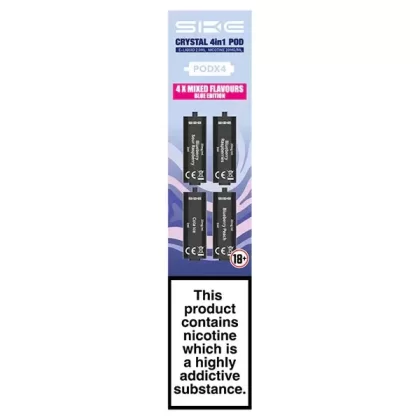 SKE Crystal 2400 4 in 1 Prefilled Pods - 4PK
