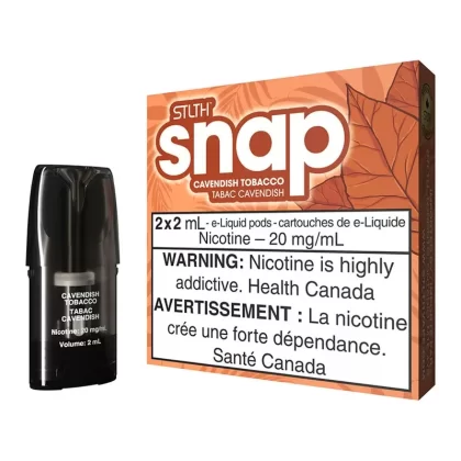 STLTH SNAP E-Liquid Pod Pack – Cavendish Tobacco