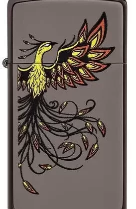 Zippo Lighter – Slim® Phoenix Design