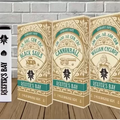 Reefer’s Bay Bay Blend Disposable 2ml - strain#The Kraken (Hybrid) DISPOSABLE (E3294C)
