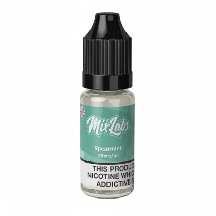 Spearmint 10ml By Mix Labs Nic Salt - Nicotine Strength#20mg (Salt)>10mg (Salt)>5mg (Salt) (063D54)