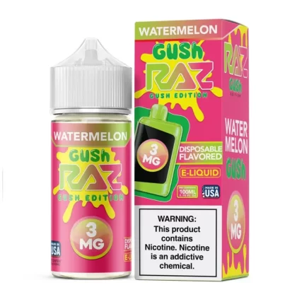 RAZ - Watermelon Gush - 100ML E-Liquid - 3MG