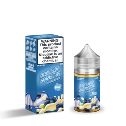 Custard Monster Blueberry Custard 30ml Nic Salt Vape Juice - Eightvape